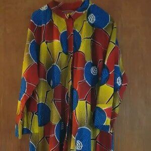 Zuri Kenya Style dress 1X Long